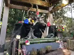 東海市熊野神社の手水