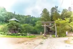 安久津八幡神社の鳥居