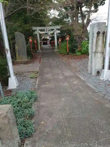 山田八幡神社の鳥居