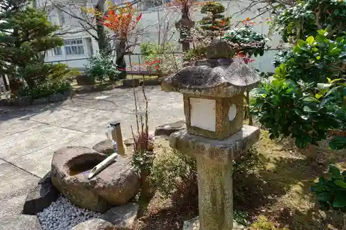 放光寺の庭園