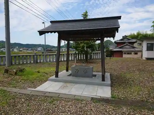 日吉神社の手水