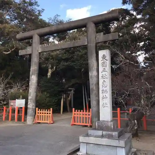 息栖神社の鳥居