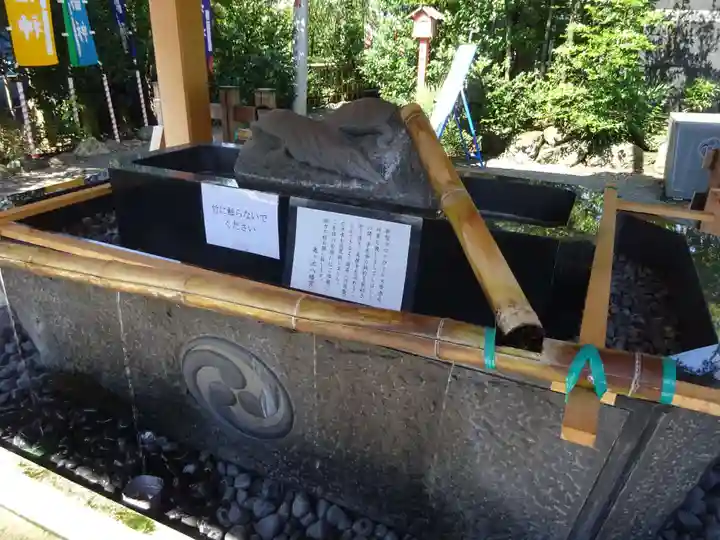 亀ケ池八幡宮の手水舎
