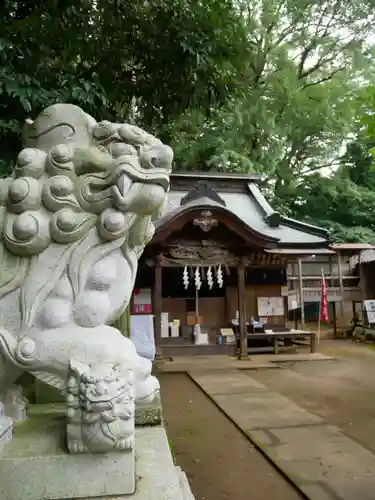 胎安神社の狛犬