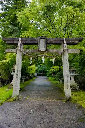 二所山田神社の鳥居