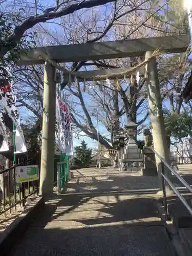 眞好天神社の鳥居