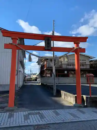 鹽庚申神社の鳥居