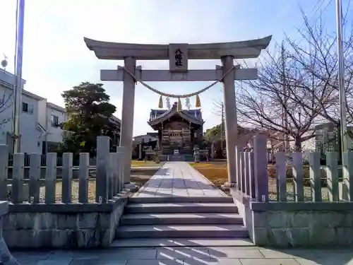 八幡社の鳥居