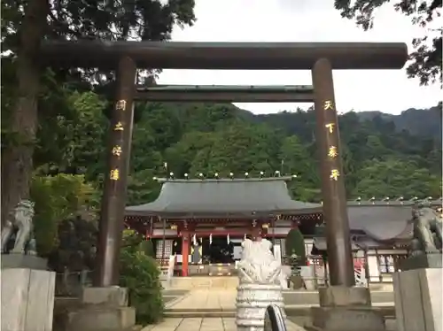 大山阿夫利神社の鳥居