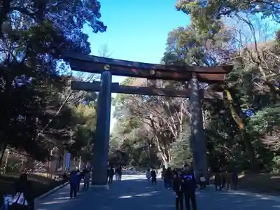 明治神宮の鳥居