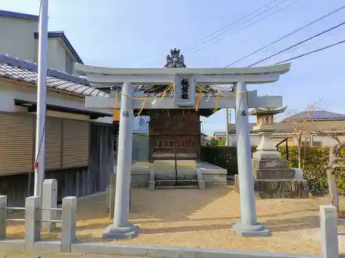 秋葉社の鳥居