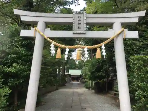 星川杉山神社の鳥居