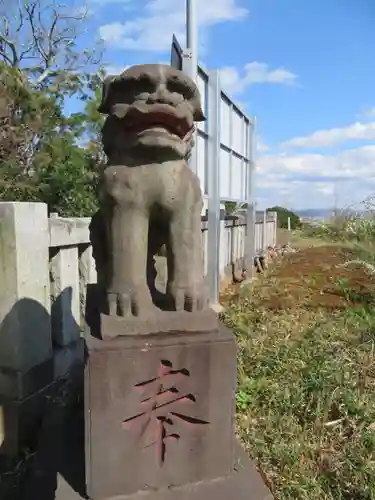 人見神社の狛犬