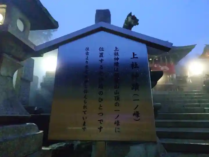 伏見稲荷大社一ノ峰(上之社神蹟•末廣大神)(京都府)