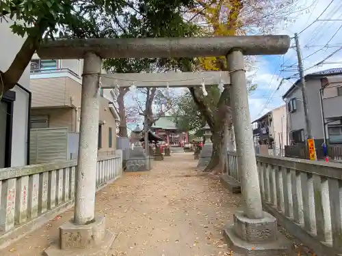 青渭神社の鳥居