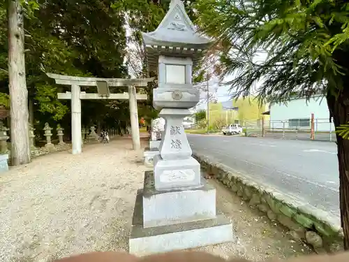 積田神社の鳥居