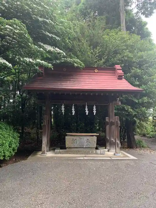 千代ケ岡八幡宮の手水舎
