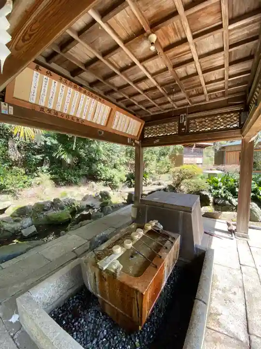 金崎宮の手水舎