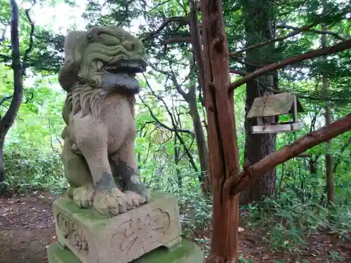 熊碓神社の狛犬