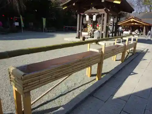 出雲大社相模分祠の手水舎