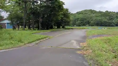 有明八幡神社の庭園