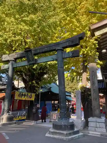 湯島天満宮の鳥居