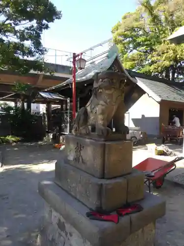 上小松天祖神社の狛犬