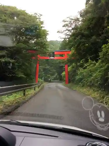 萬蔵稲荷神社の鳥居