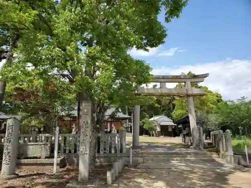 押部谷住吉神社の鳥居