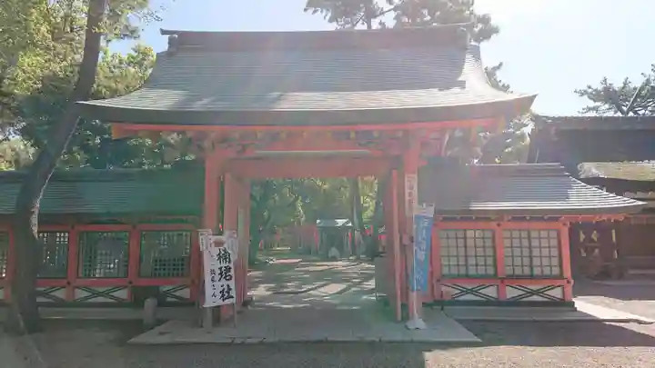 楠珺社(住吉大社末社)の山門・神門