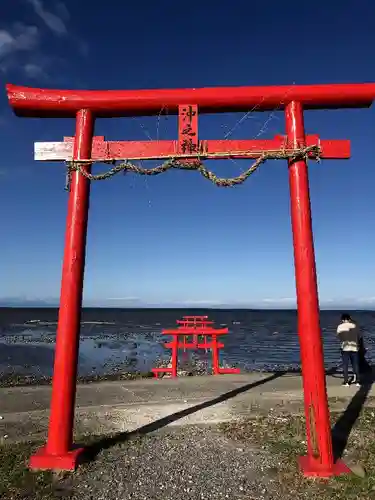 大魚神社　海中鳥居の鳥居