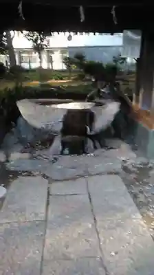 前原御嶽神社の手水舎