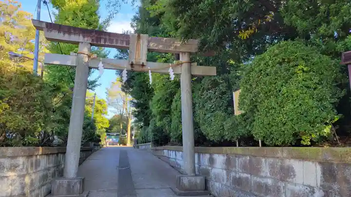 豊玉氷川神社の鳥居