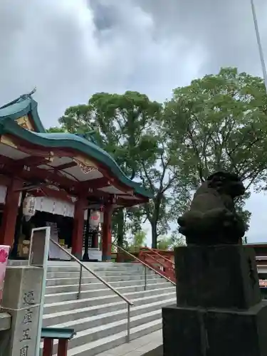 多摩川浅間神社の狛犬