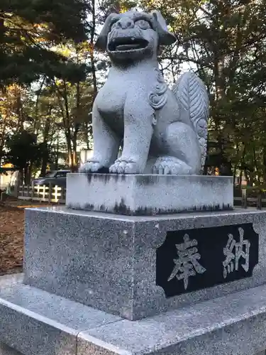 鷹栖神社の狛犬