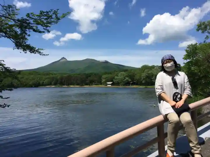 大沼駒ケ岳神社の景色