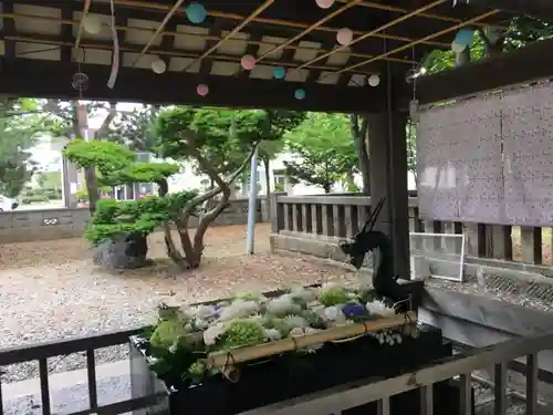 江南神社の手水