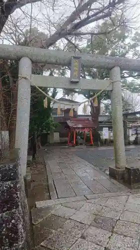 龍ケ崎八坂神社の鳥居