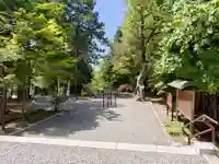 上川神社の庭園