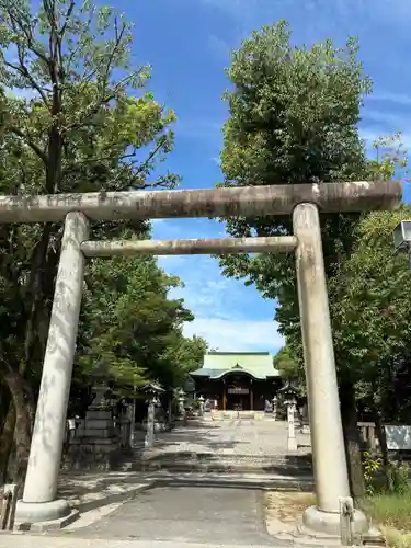 溝旗神社（肇國神社）の鳥居