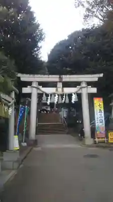 太子堂八幡神社の鳥居