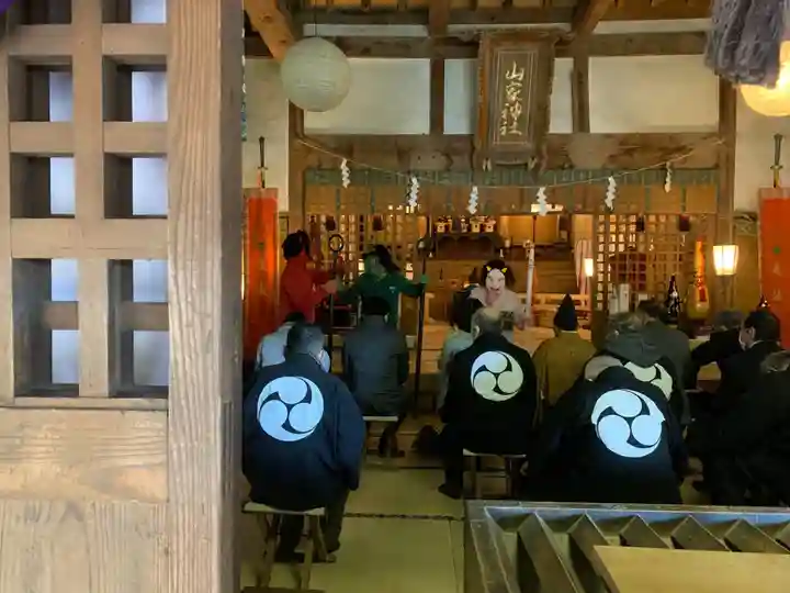 山家神社のお祭り