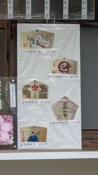 上川神社頓宮の絵馬