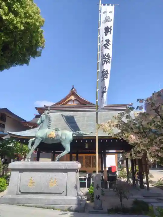 櫛田神社の像