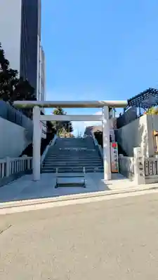 駒込妙義神社の鳥居