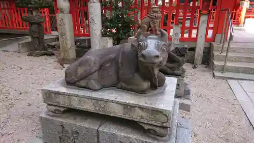 水鏡天満宮の狛犬