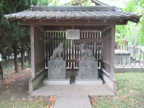 川口神社の狛犬