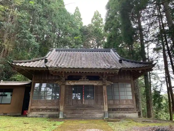 河伯神社の本殿・本堂
