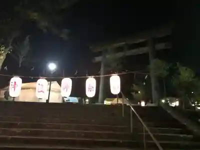 石見国一宮　物部神社の鳥居