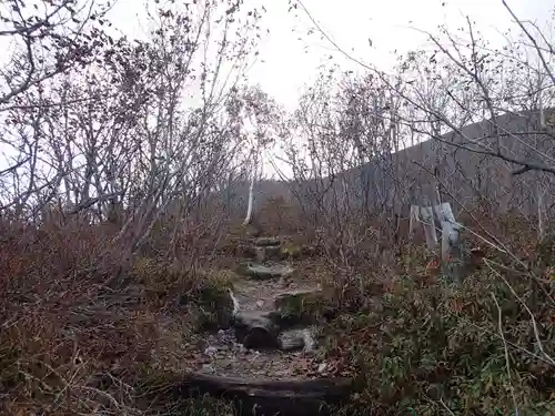 樽前山奥宮の周辺